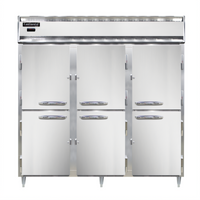 Continental Refrigerator Designer Line DL3W-SA-HD Three-Section Reach-In Heated Holding Cabinet
