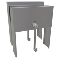 Glastender 12-Inch Double Speed Rail Locking Cover