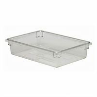 Cambro Camwear 18 x 26 x 6 Inch Clear Polycarbonate Food Storage Container, 8.75 Gallons