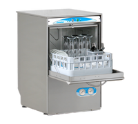 Lamber S480EKDPS High-Temp Undercounter Glasswasher with Drain Pump, 60 Racks/Hour, 16 x 16 Rack
