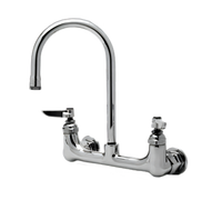 T&S Brass Low-Lead Wall-Mount Faucet with 8