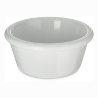 Carlisle 6 oz White Smooth Stackable Melamine Ramekin