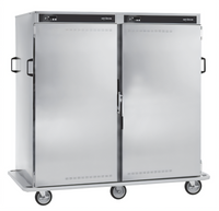 Alto-Shaam Halo Heat 192-Plate Electric Mobile Banquet Holding Cart with Double Doors