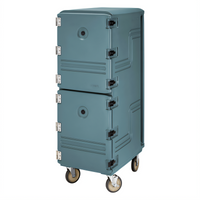 Cambro Camcart Double-Cavity Insulated Food Storage Box Cart for 18 x 26 Pans