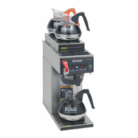 BUNN CWTF15-3 Automatic Plumbed Commercial Drip Coffee Brewer with 3 Warmers, 120V