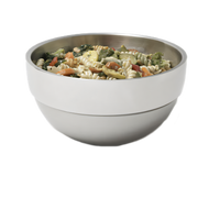 Vollrath Double Wall Round Stainless Steel Serving Bowl, 3.4 Quart