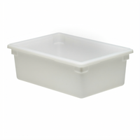 Cambro 18 x 26 x 12 Inch Polyethylene Food Storage Container, 17 Gallon, Natural White