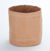 American Metalcraft Reusable Kraft Food Delivery Bag with Foldable Rim, 9-Inch Diameter x 10-3/8-Inch H