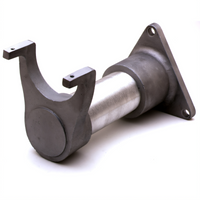 T&S Brass B-0473 Aluminum Wall Support for Knee Action Valve, Approximately 12 Inch Reach