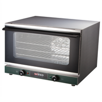 Winco ECO-500 Electric Countertop Half-Size Convection Oven, 1.5 Cu. Ft., 120V