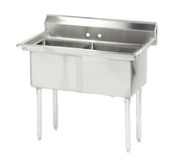 Advance Tabco Special Value Series 2-Compartment Fabricated Sink, 18
