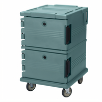 Cambro Ultra Camcart® Double-Compartment Front-Loading Insulated Food Pan Carrier