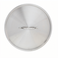 Winco 17-3/4-Inch Round 18/8 Stainless Steel Replacement Cover with Handle for SST-60 Stock Pot and SSLB-25 Brazier