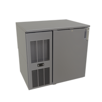 Glastender C1FL32 32-Inch One-Zone Front-Serviced Low Profile Back Bar Cooler