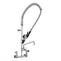 Tap® Pre-Rinse Add-On Faucet with 12-Inch Swing Spout, 8-Inch Centers, Wall Mount