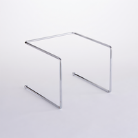 American Metalcraft 12-Inch Square Chrome-Plated Steel Universal Pizza Stand