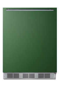 Summit Appliance 24-Inch ADA Undercounter Refrigerator-Freezer, 5.1 Cu. Ft., Emerald Green Door