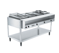 Vollrath ServeWell® 4-Well Sealed-Well Electric Hot Food Table with Open Shelf Base
