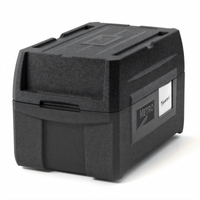 Metro Mightylite BigBoy 5-Pan Top-Load Insulated Food Carrier, Black