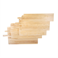 American Metalcraft Wood Rectangular Pizza Peel with 16 x 29-1/2-Inch Blade and 36-Inch Overall Length