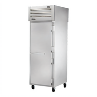 True Spec Series Pass-Thru One-Section Reach-In Refrigerator with Solid Front and Rear Swing Doors
