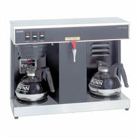 BUNN Single Automatic Fill Commercial Coffee Brewer with 2 Warmers and Hot Water Faucet