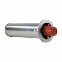 Dispense-Rite Adjustable In-Counter Two-Spring Stainless Steel Cup Dispenser, 19-Inch Tube