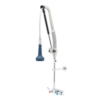 EverSteel Wall Mount Pull-Down Pre-Rinse Unit with 4-Inch Centers, 12-Inch Riser and 1.07 GPM Sprayer
