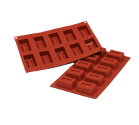 Silikomart Lingotto 8-Section Silicone Baking Mold