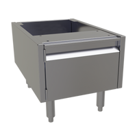 Glastender ACB-16 Underbar Add-On Cabinet Base with One Hinged Door, 16-Inch Wide
