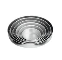 American Metalcraft 7-Inch ID Straight-Sided Solid Pizza Pan, 1-1/2-Inch Deep, 22-Gauge Tin Plate on Steel