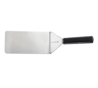 Mundial 8 x 4 Inch Heat Resistant Turner with High Carbon Blade and Black Polypropylene Handle