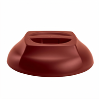 Cambro Harbor Collection Insulated Dome Cover for 9-Inch Plate, Cranberry