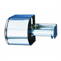 San Jamar Double Roll Covered Reserve Bath Tissue Dispenser, Chrome