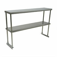 Eagle Group BlendPort® Double Deck Table-Mount Work Table Overshelf, 36