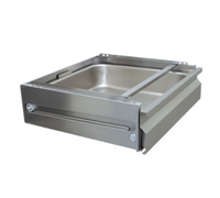 Advance Tabco Heavy-Duty Self-Closing Stainless Steel Work Table Drawer, 20 x 20 x 5 Inch