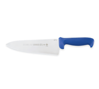 Mundial 8-Inch Stamped Chef's Knife with Blue Polypropylene Handle