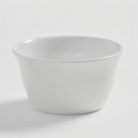 American Metalcraft Jane White 7 oz. Round Melamine Bouillon Cup