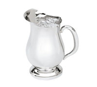 Orion Bell-Shaped Stainless Steel Water Pitcher, 1.9 Qt, with Welded Ice Guard