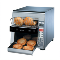 Holman QCS2-600H Horizontal Conveyor Toaster, 3-Inch Opening, 600 Slices/Hour, 208V