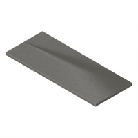 John Boos 120-Inch Wide 18/300 Stainless Steel 2-Piece Removable Intermediate Shelf for Enclosed Base Work Tables