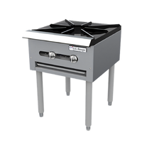 Signature Regal Series Single-Burner Stock Pot Range, Standing Pilot, Stainless Steel, 45,000 BTU