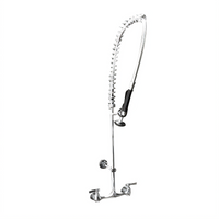 Serv-Ware Heavy Duty Wall-Mount Pre-Rinse Unit, 8-Inch Centers, 1/2-Inch NPT Inlets