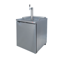 Pro-Line E-Series 25-Inch Wide One-Section Self-Contained Draft Beer Cooler with 1-Faucet Tower, 8.4 Cu. Ft.