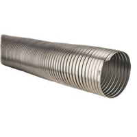 25 Ft Aluminum Flexible Duct Tubing, 4-Inch O.D., for Beer Dispenser Trunk Lines