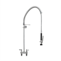 Fisher 4-Inch Center Deck-Mounted Pre-Rinse Assembly with 21-Inch Riser and 36-Inch Hose