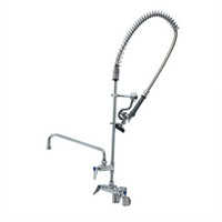 T&S Brass EasyInstall Wall Mount Pre-Rinse Unit with 12
