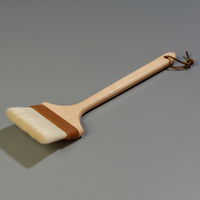 Sparta® Chef Series™ 45° Angled Boar Bristle Basting Brush with 4-Inch Wide Head and 12-Inch Lacquered Hardwood Handle