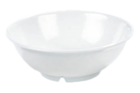 Carlisle Epicure 57 oz Footed Serving Bowl, 9-1/4 Inch, White Melamine