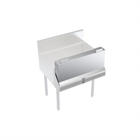 Krowne Royal Series Single 28-Inch Stainless Steel Speed Rail Locking Cover
